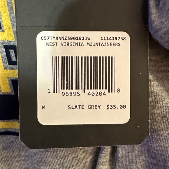 West Virginia Mountaineers Heather Gray T-Shirt - Picture 4 of 5